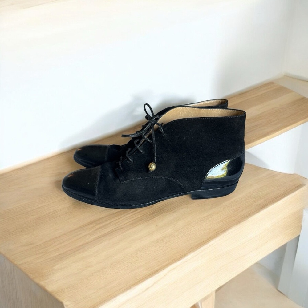 Salvatore Ferragamo Black Suede women’s booties.